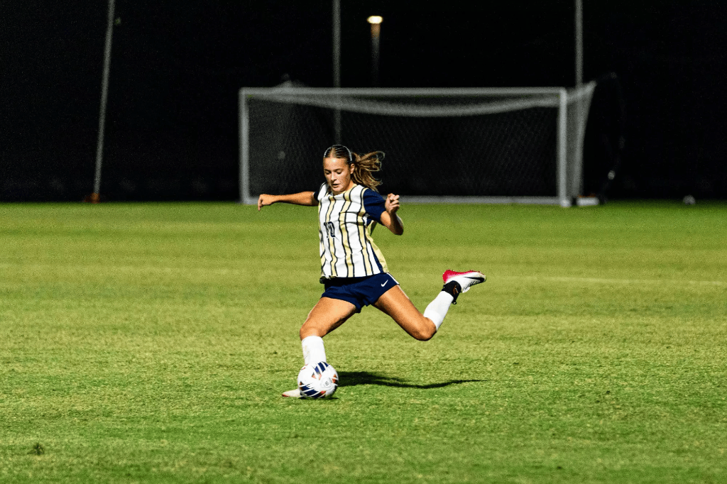 Georgia Fogarty — NCAA Division II soccer player at St. Edward's University, placed by Upper 90 College