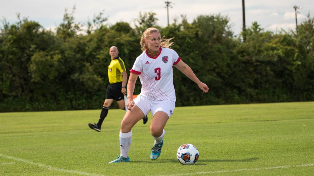 Kristy Helmers — NCAA Division I soccer player at Nicholls State University, placed by Upper 90 College
