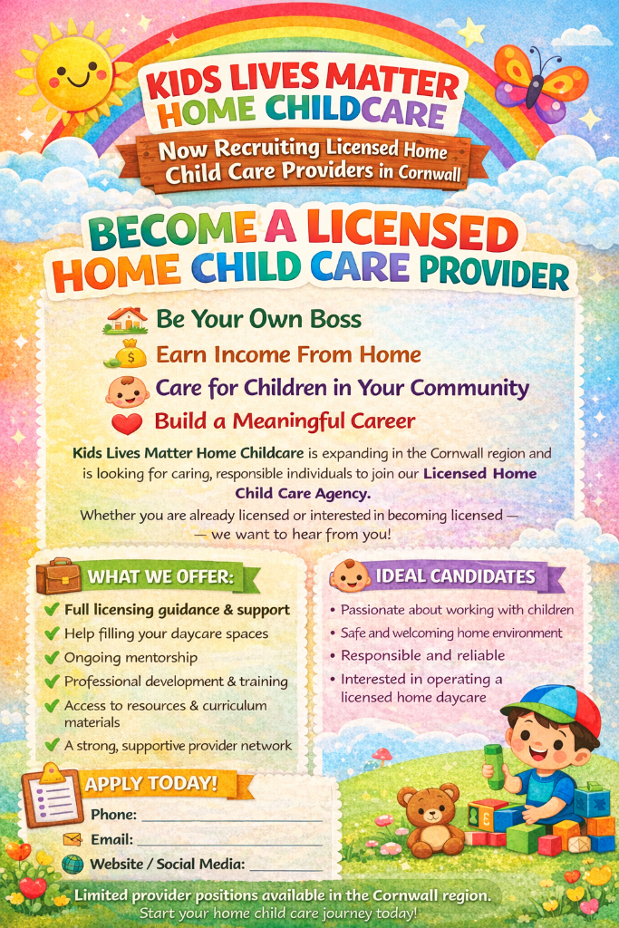 Become a licensed home child care provider