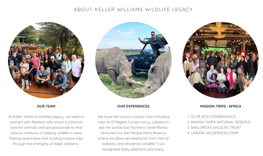 About Keller Williams Wildlife Legacy