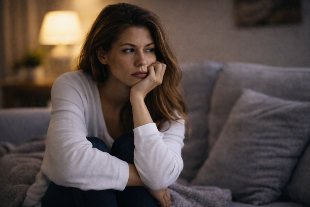 Simone Leslie coaching a faith-driven woman through a breakthrough session