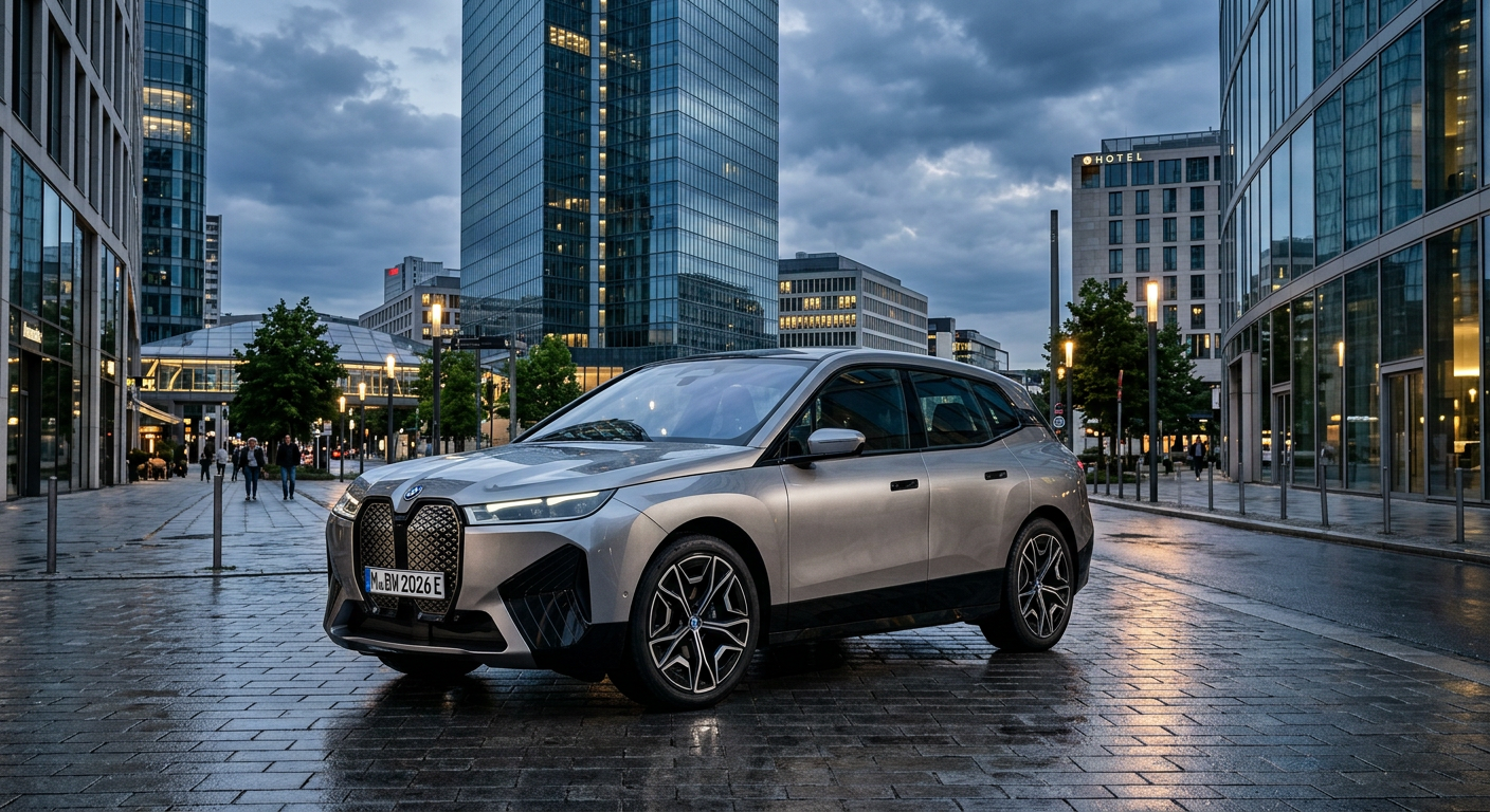 2026 BMW iX atnaujinimas: iki 650 AG ir 364 myliu nuotolio
