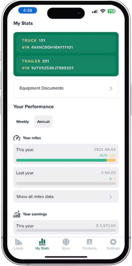 App screen 1