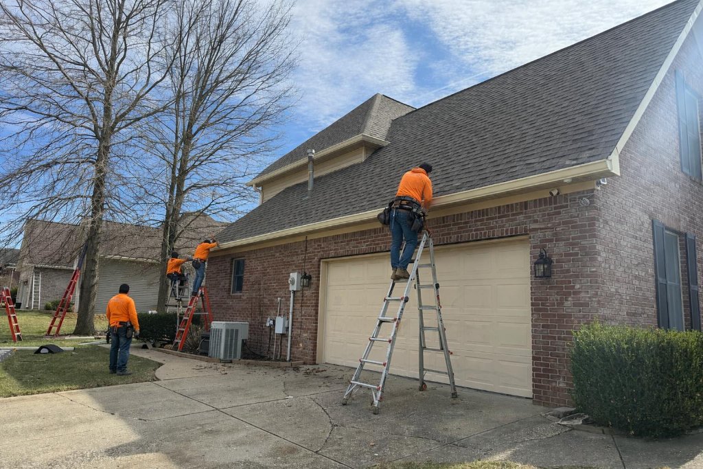 Finished roof — completed project