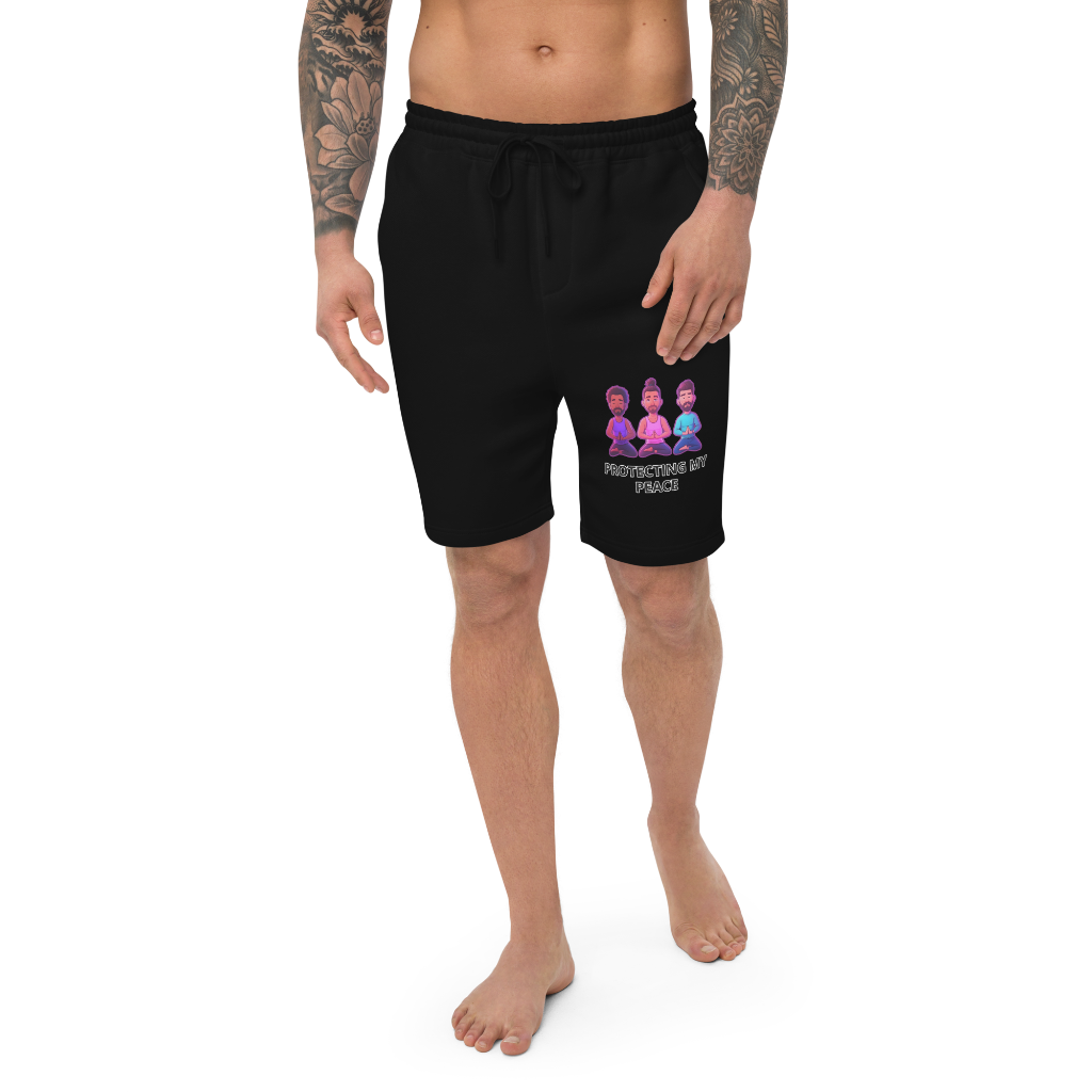 Neon-Men's fleece shorts front