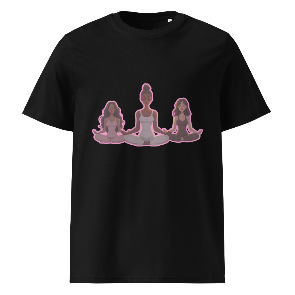 Yoga ladies no caption-Unisex organic cotton t-shirt