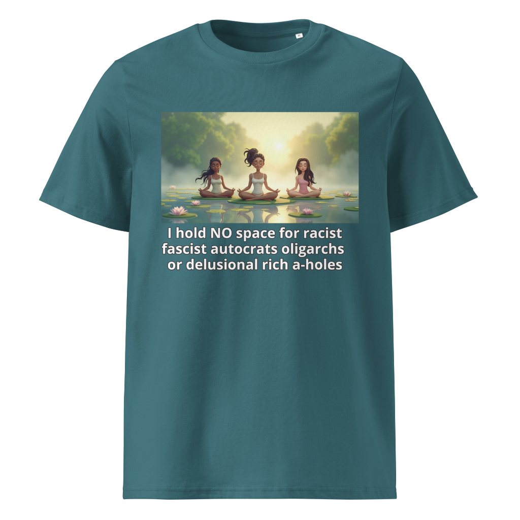 Yoga bamboo-Unisex organic cotton t-shirt front