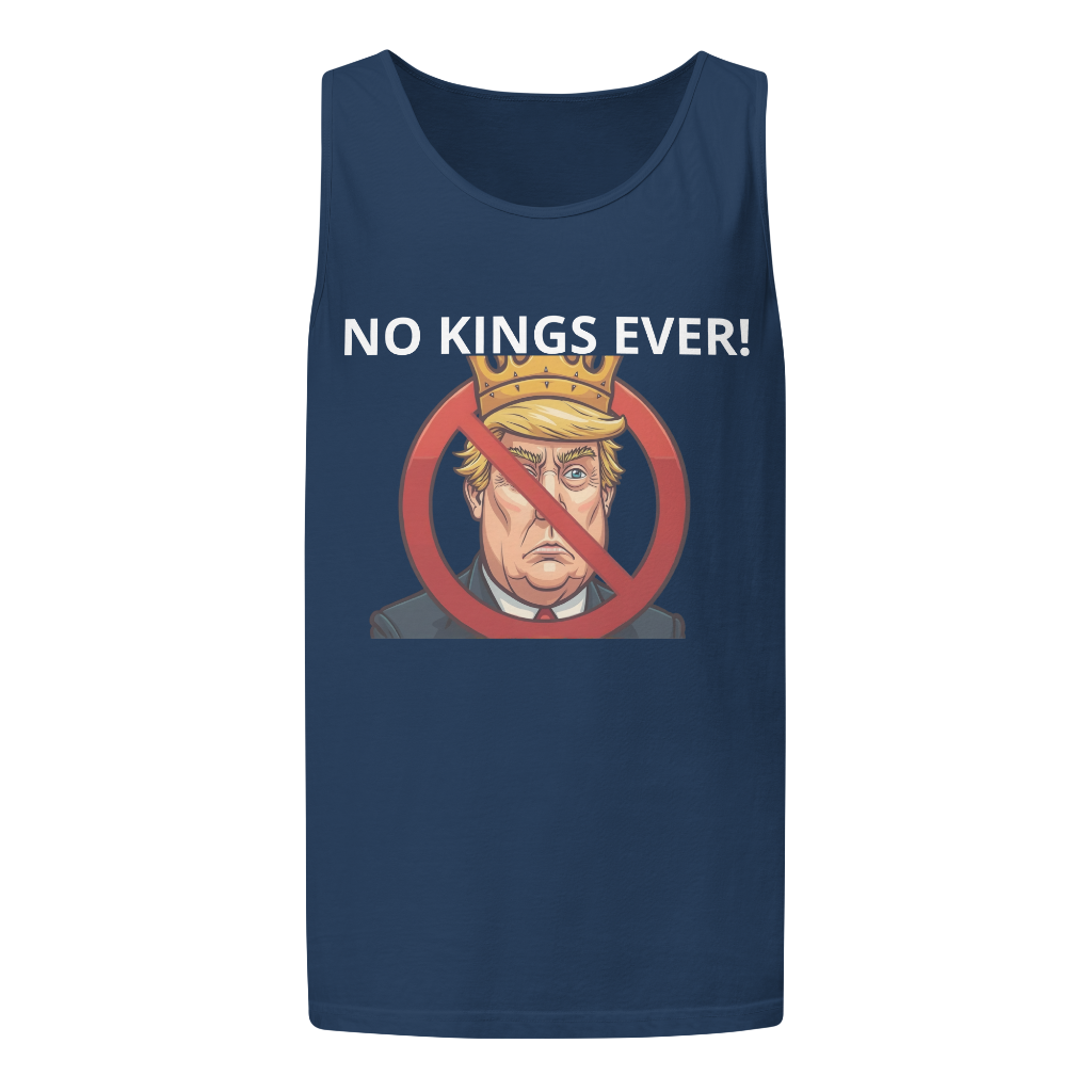 No Kings-Unisex garment-dyed tank top