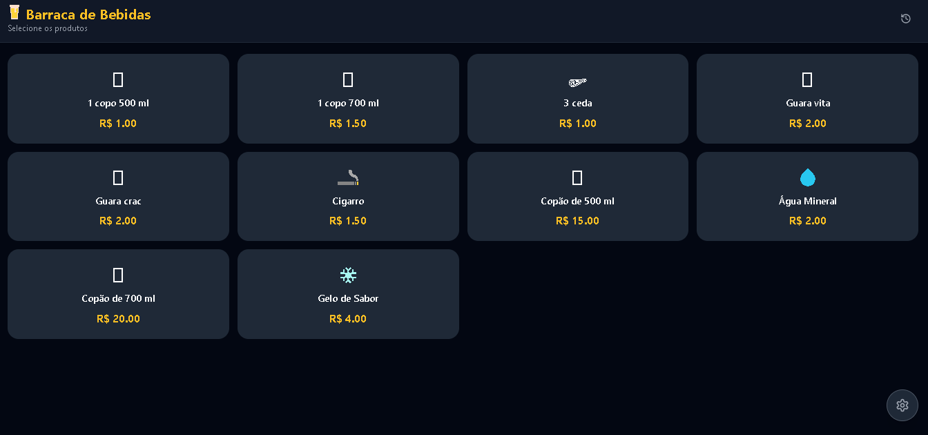 App atendimento template preview