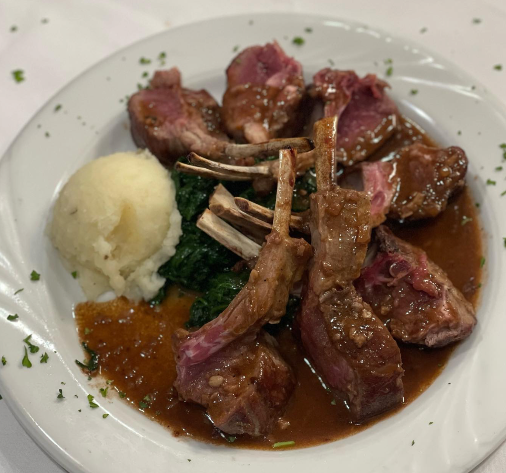 Grilled lamb chops