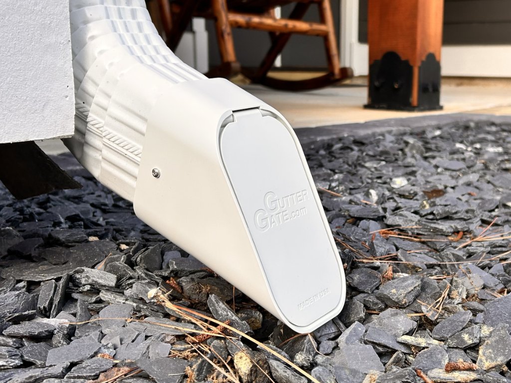GutterGate downspout cap — Downspout Guard