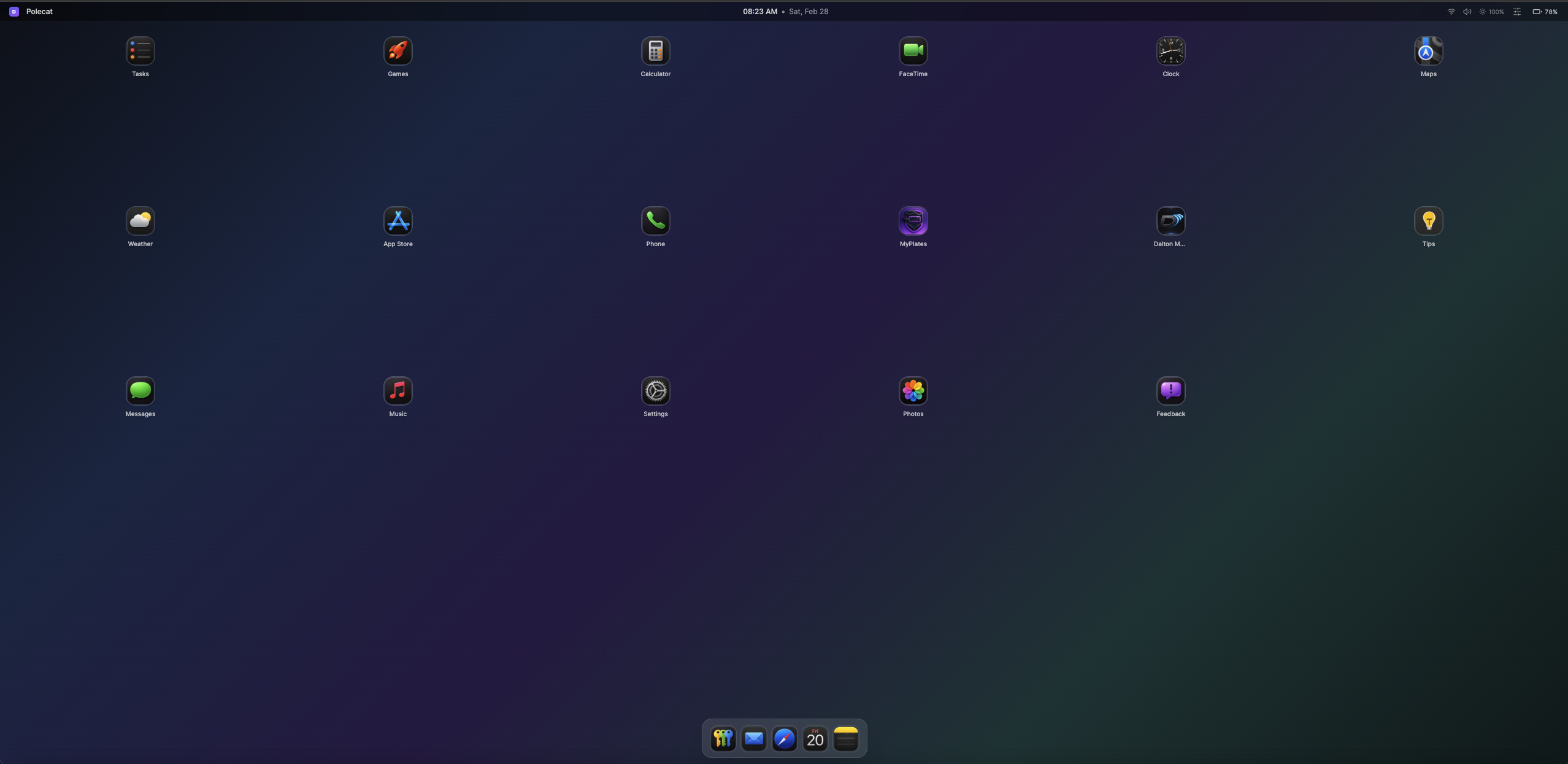 DaltonOS Software V2 template preview