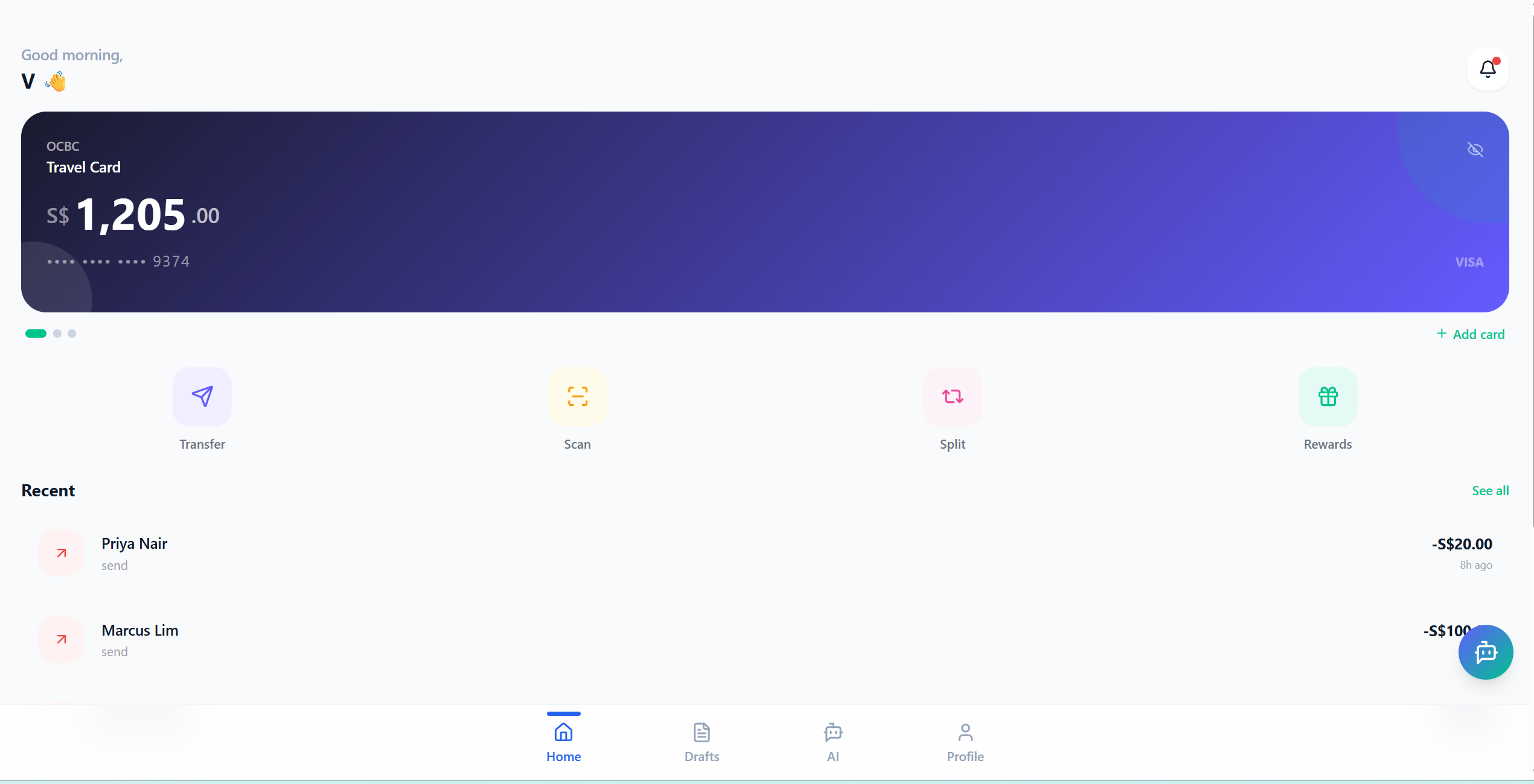 SafePay version 2 template preview