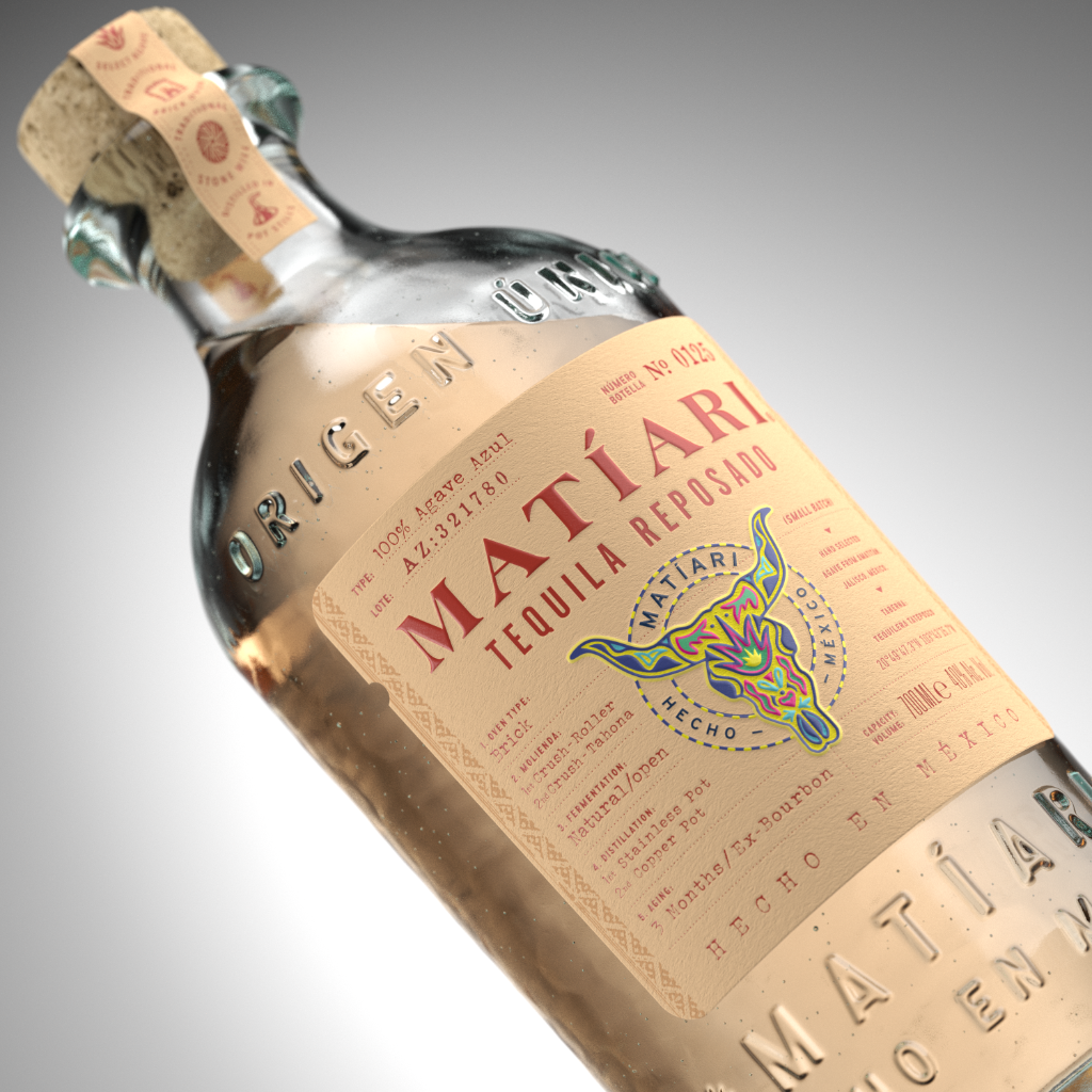 Matíari Tequila Reposado detail