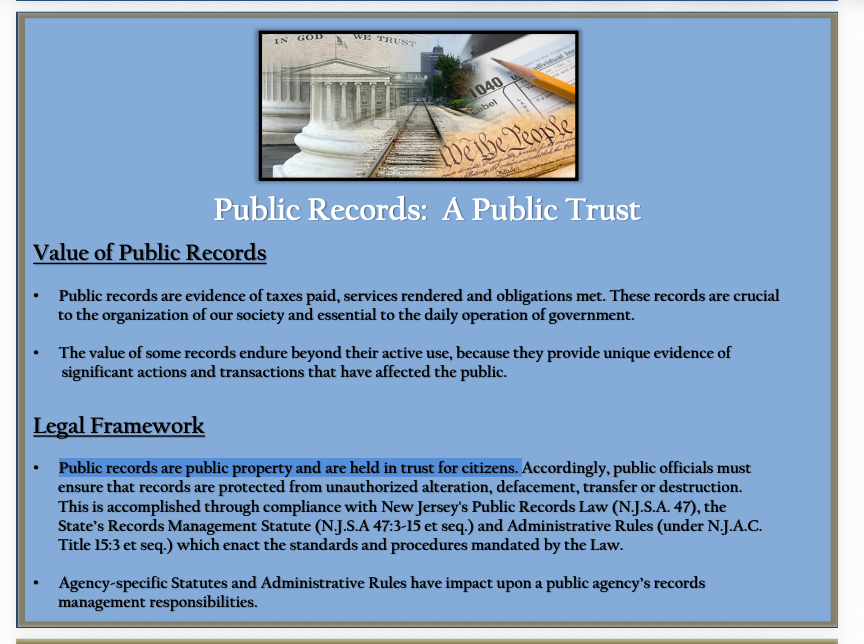 Public Records as Trust Property