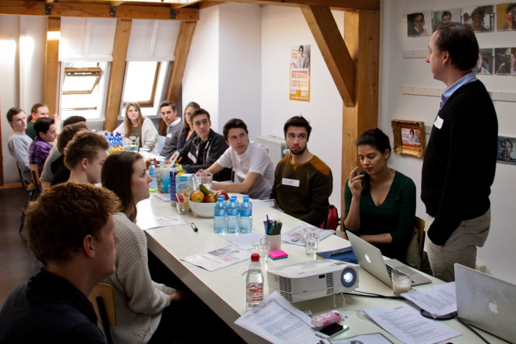 Studiekeuzebegeleiding sessie met Pedro Dubislav