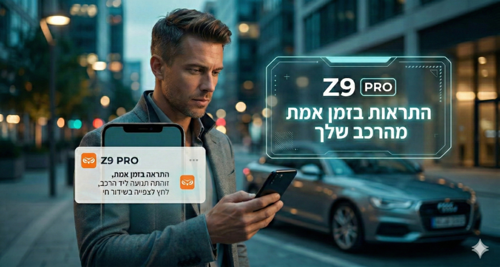 Z9 PRO - התראות בזמן אמת מהרכב שלך