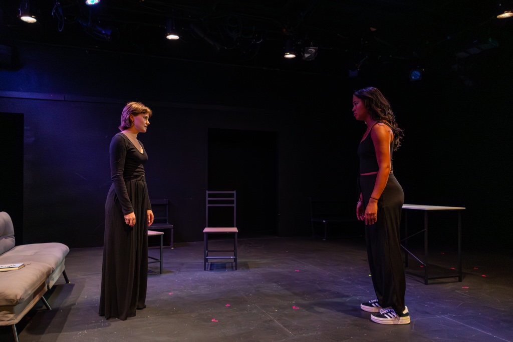Written by Caryl Churchill
Directed by Thomas Chavira
Lighting Design: Emily Morris
Production Dramaturg: Ava Collyar
Stage Manager: Scarlett Patiño
Dance Choreographer: Miriam Worley
Fight Choreographer: Sydney Bartolome
Photography: Lucas Knapp