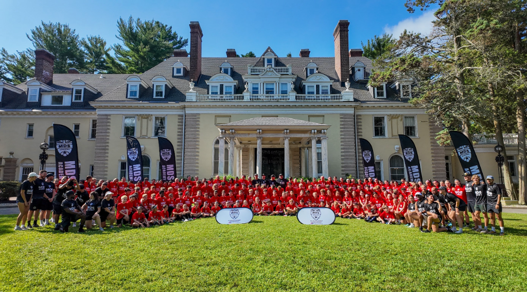 Residential soccer camp training session in New Jersey — MDS Academy at Georgian Court University