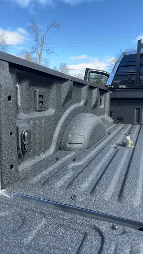Bed liner install 4
