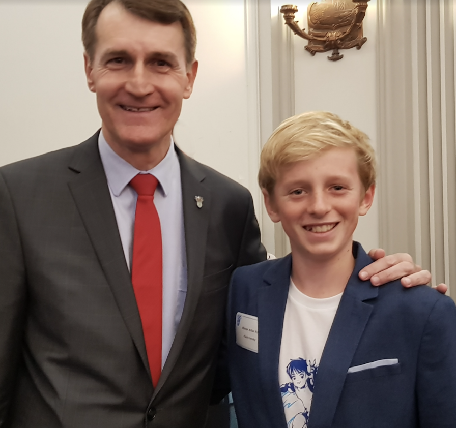 With Brisbane Lord Mayor Graham Quirk