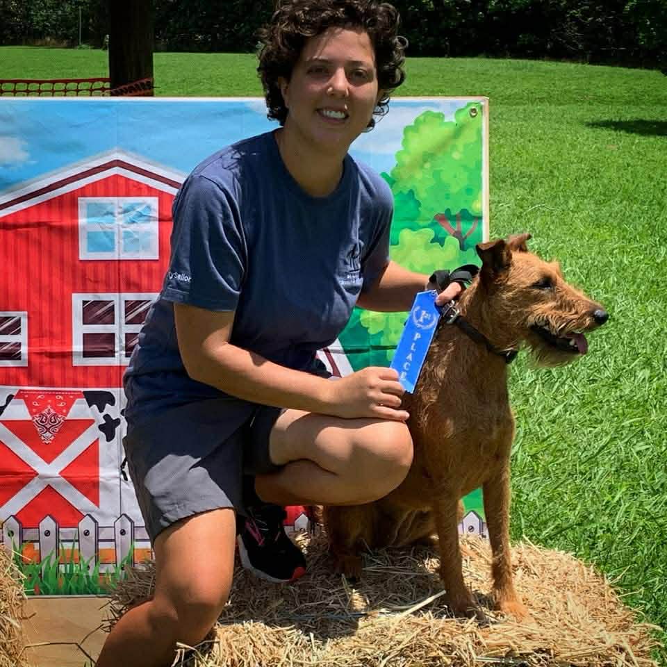 Braecrest Irish Terrier — First Place ribbon