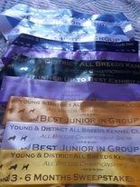 Young & District Kennel Club Show Sashes