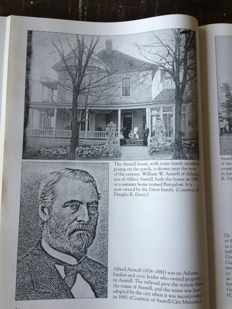 Vintage photographs of the Austell House and surrounding area