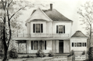 Historic photograph of the Austell House from archival records
