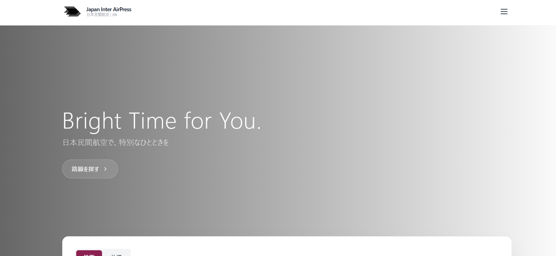 Airline Page Template template preview