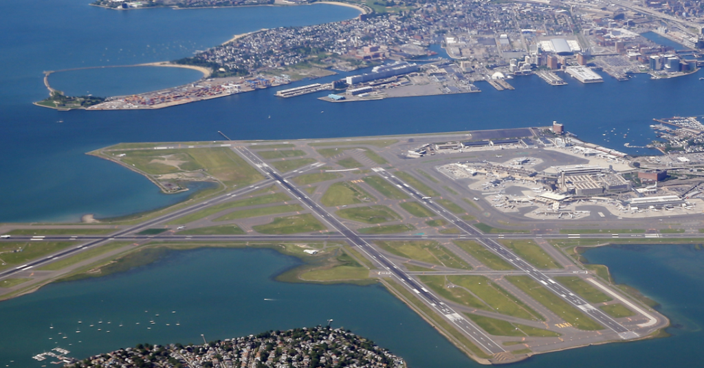 Airport aerial view