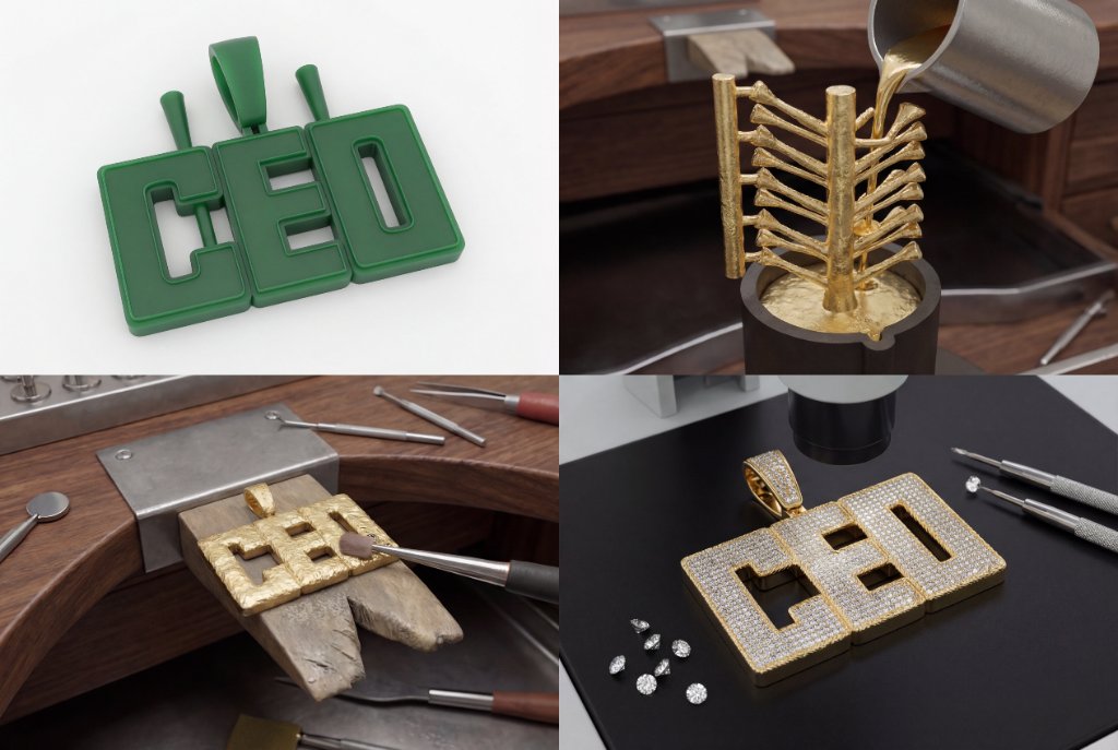 Step 3 — Gold Casting