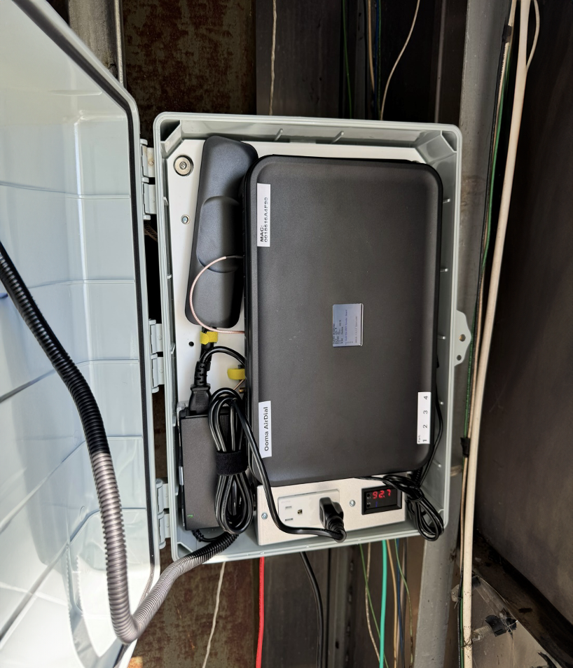 AirDial NEMA enclosure open