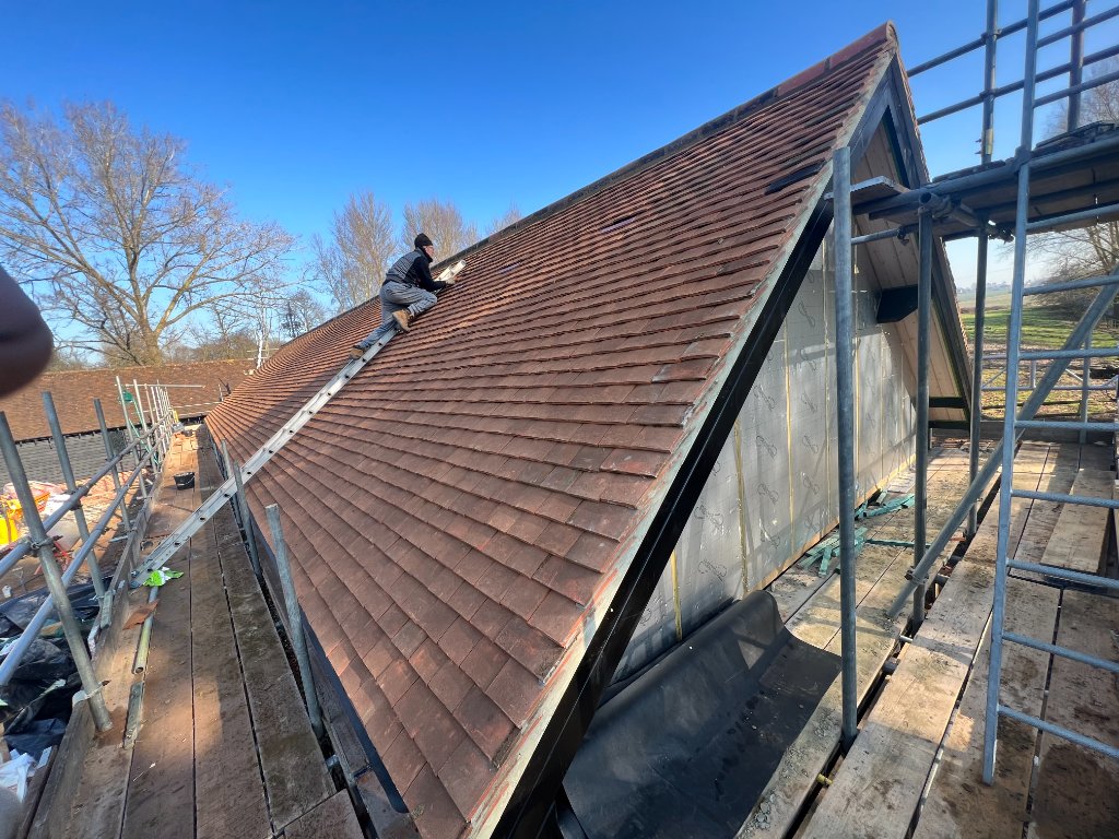 Barn — Clay Tile & Solar Completed