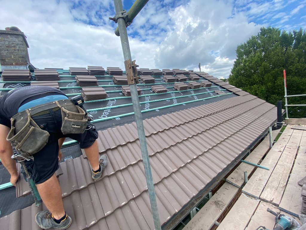 New Build Barn — Clay Plain Tiling