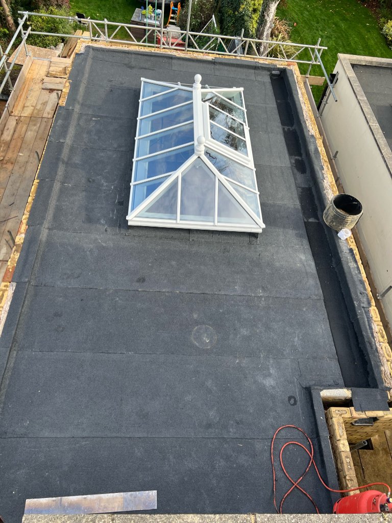 Flat Roof with Lantern — Domestic Extension