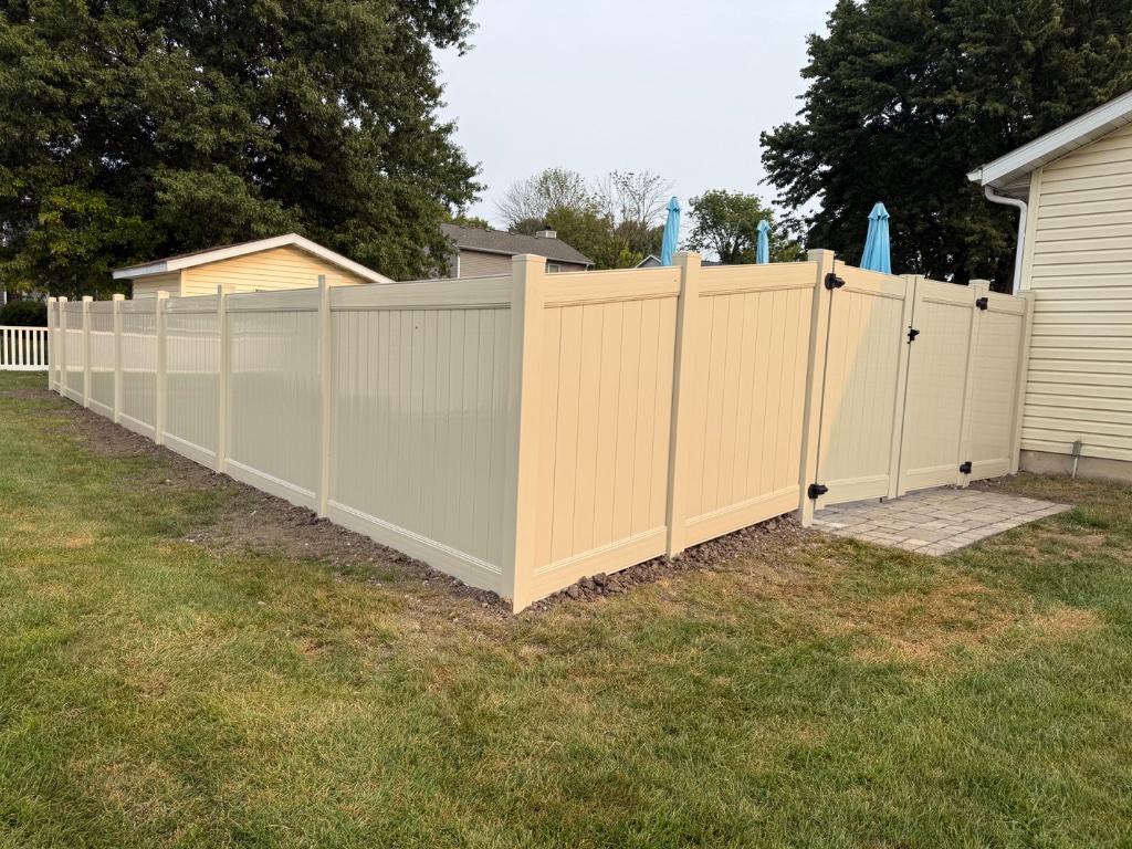 6ft Tall Tan Privacy
