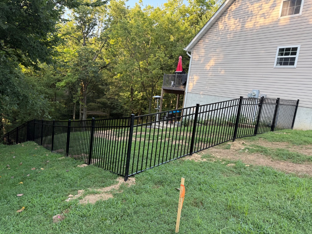 Aluminum Fence with Gate - Gertz FenceWorks LLC, Collinsville IL