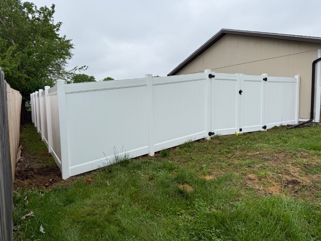 6ft Tall White Privacy