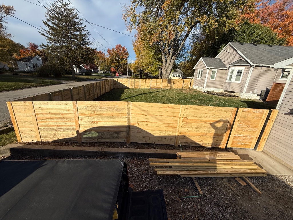 White Vinyl Privacy Fence - Gertz FenceWorks LLC, Collinsville IL