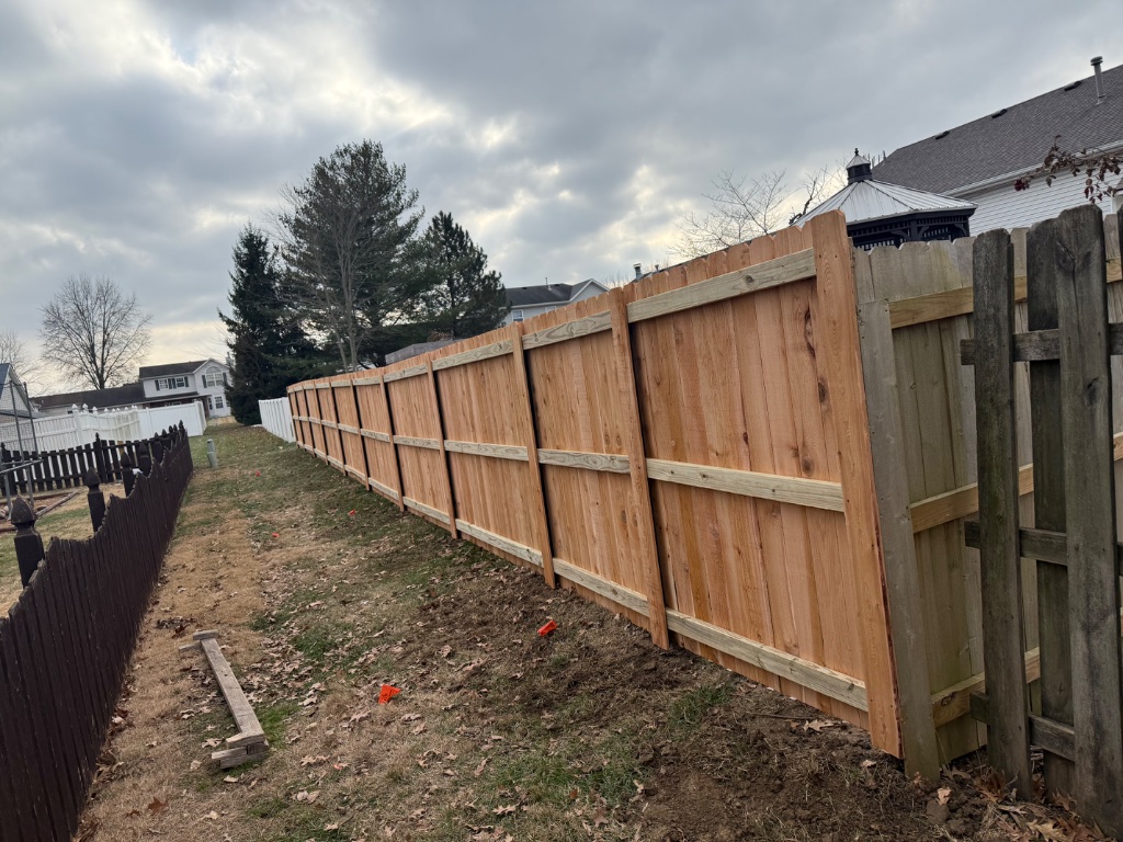 Wood Privacy Fence - Gertz FenceWorks LLC, Collinsville IL