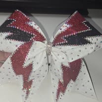 Rhinestone Lightning Bow