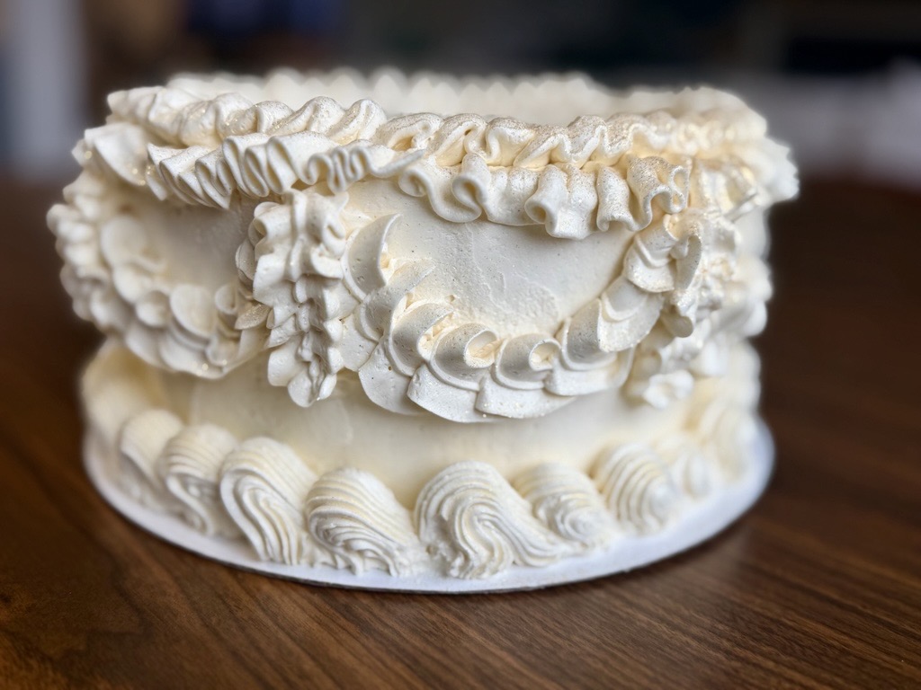 Olive Oil Carrot Cake with Dairy Free Buttercream
