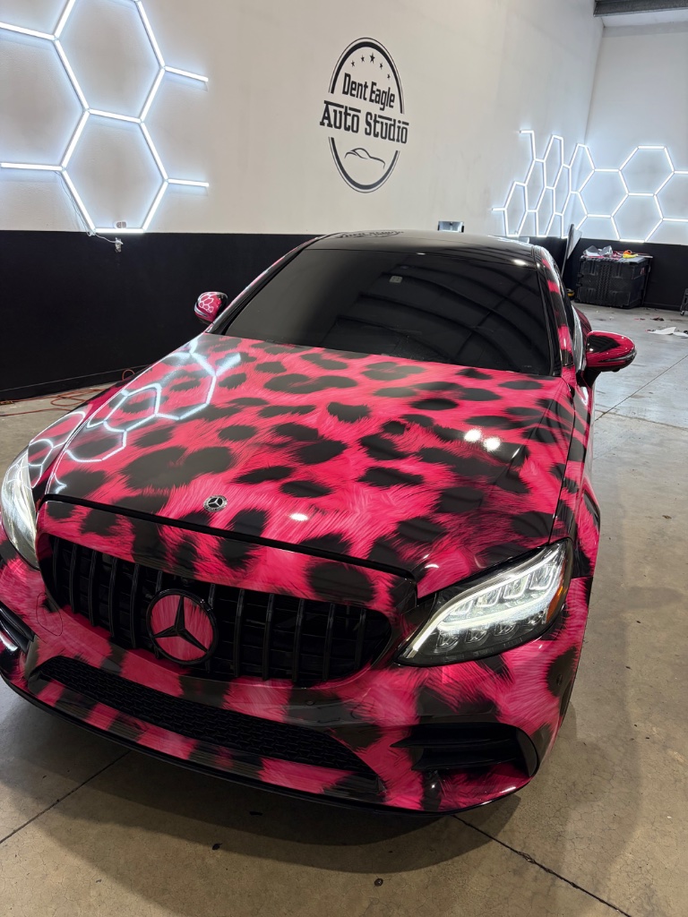 Pink Leopard Wrap — Interior