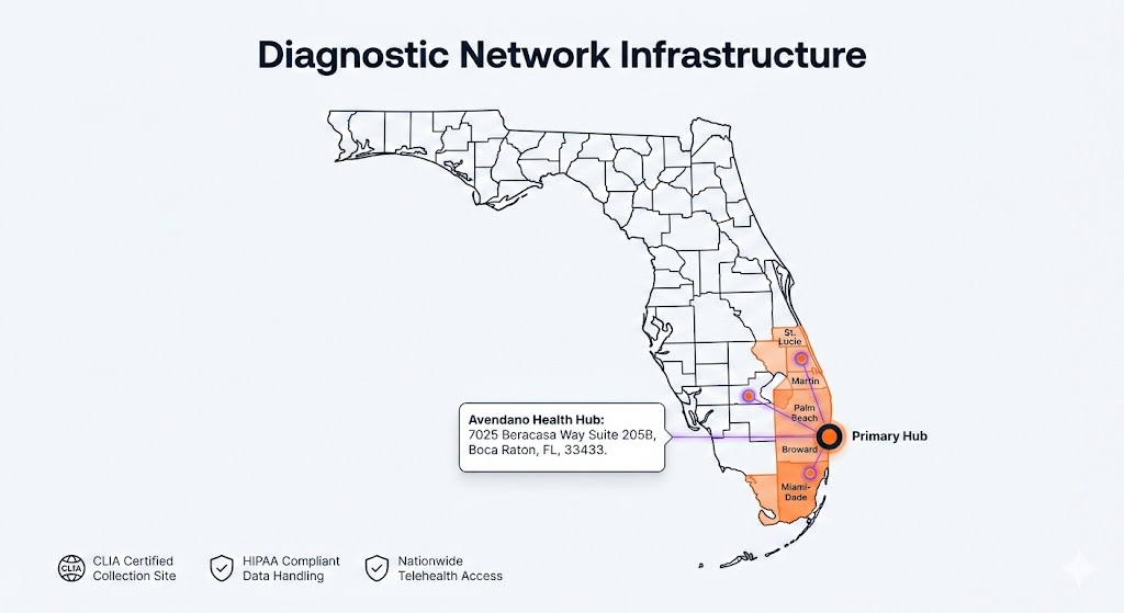 Diagnostic Network Infrastructure - South Florida Coverage