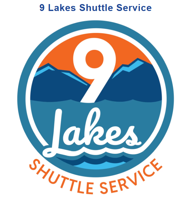 9 Lakes Shuttle Service Logo