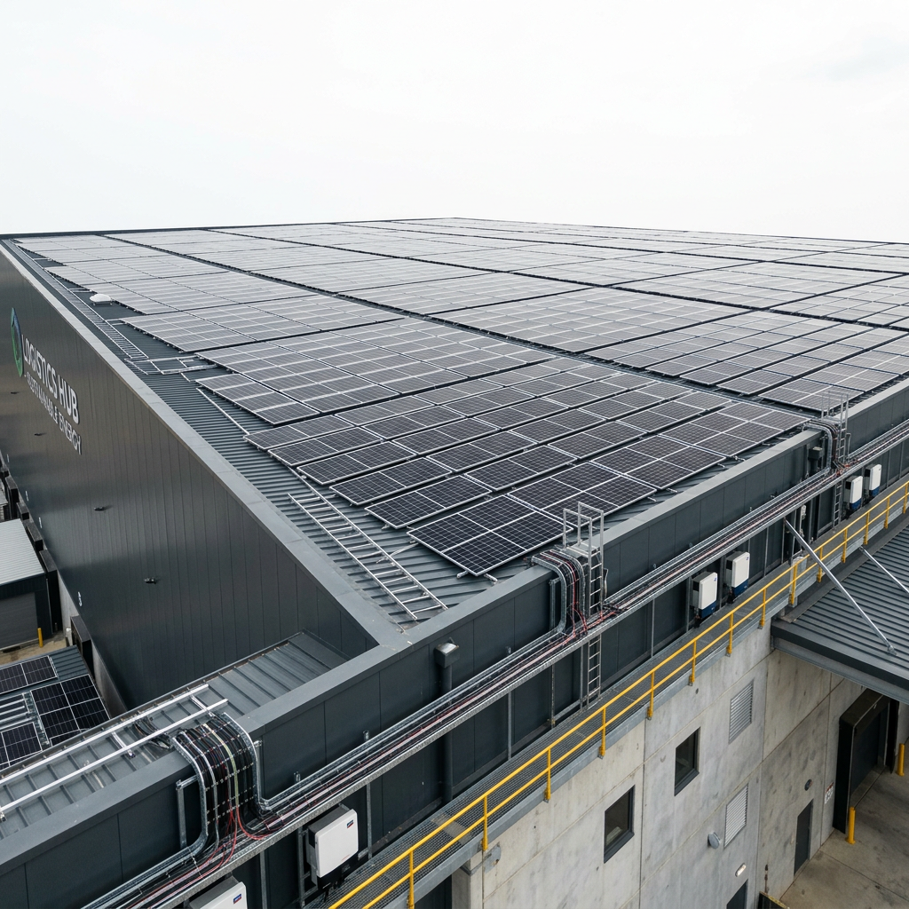 Nave Industrial — 347 Paneles
