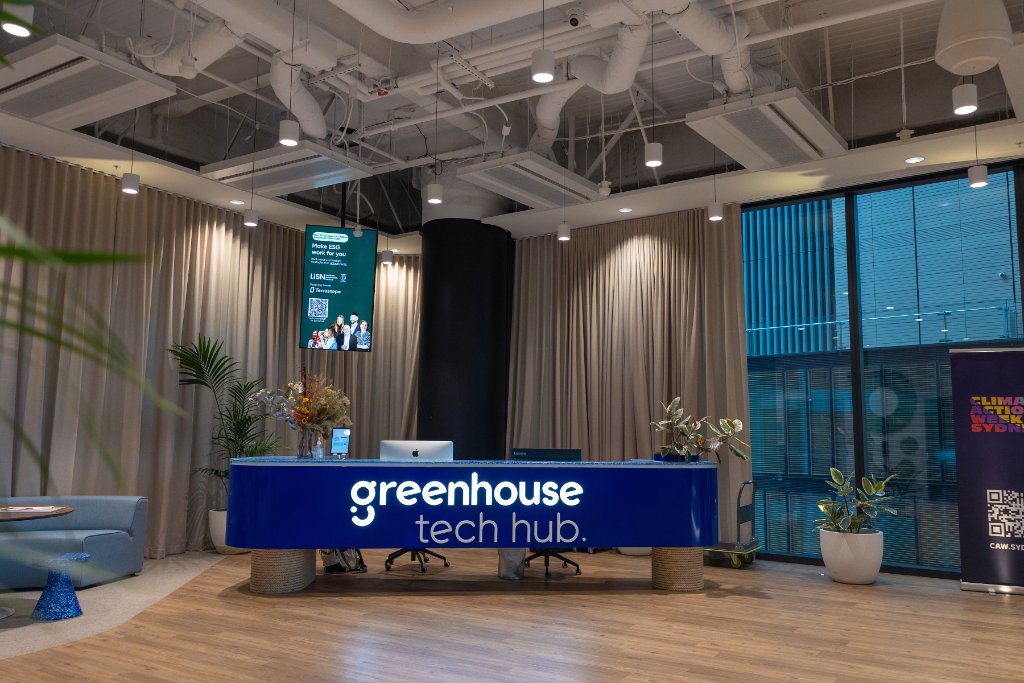 Greenhouse Tech Hub reception