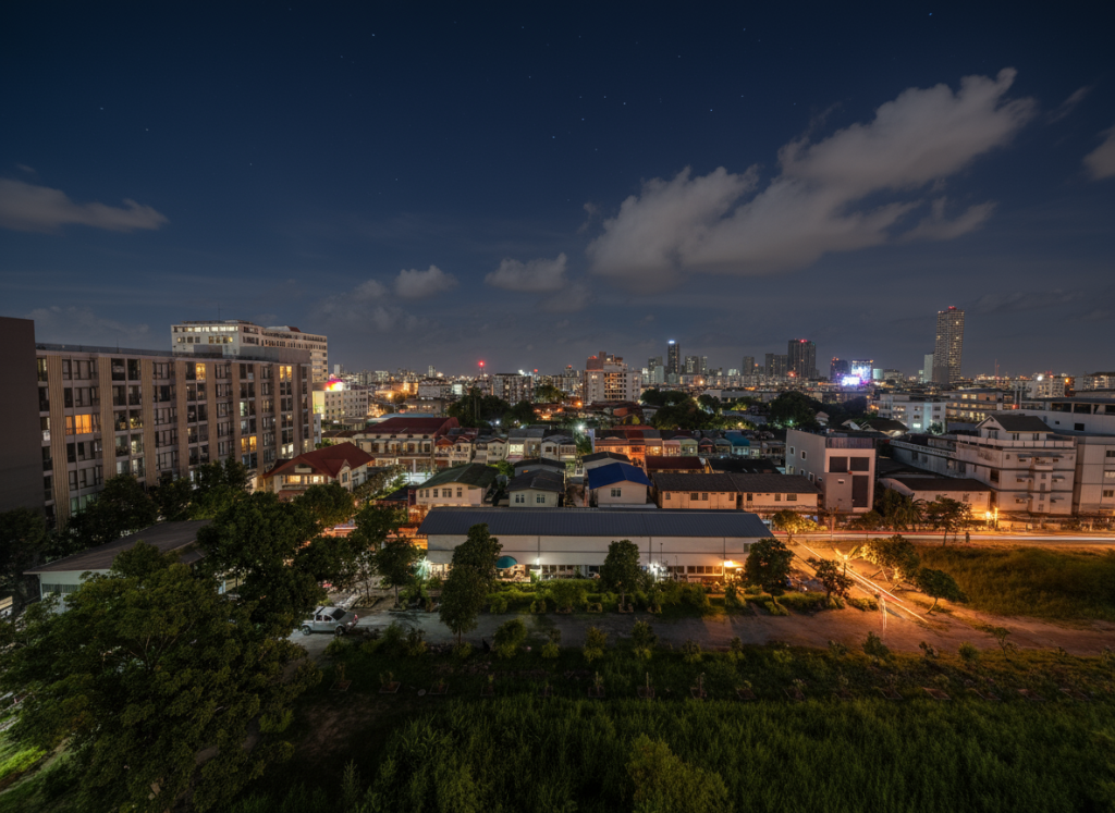 View from property night 4