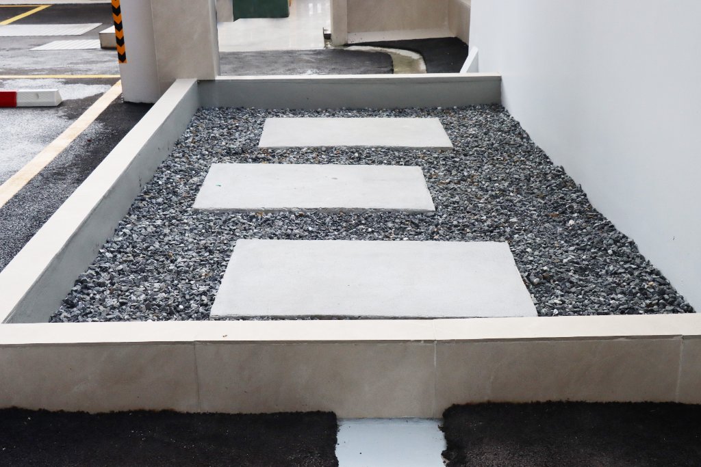 Hotel Exterior Pathway